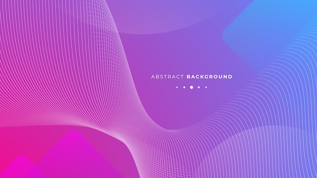 Colorful wavy gradient shape abstract background