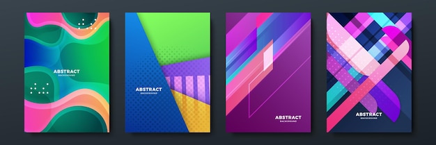 Colourful abstract background for poster cover brochure presentation annual report Colorful geometric background vector illustration Modern wallpaper design for social media idol poster