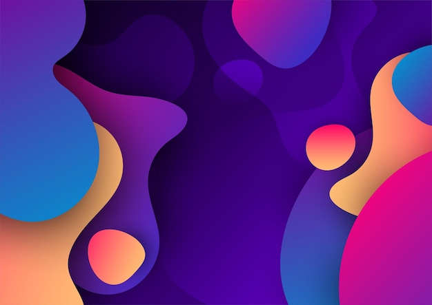 Colourful abstract background Modern abstract covers minimal covers design Colorful geometric background vector illustration