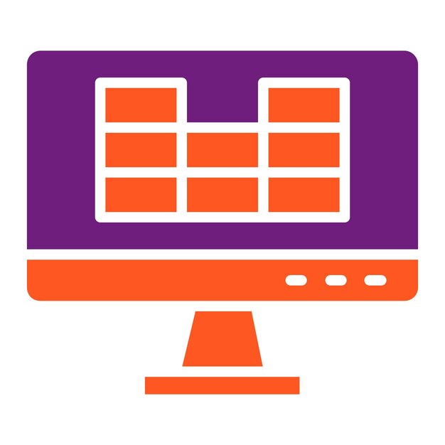 Column Vector Icon Design Illustration
