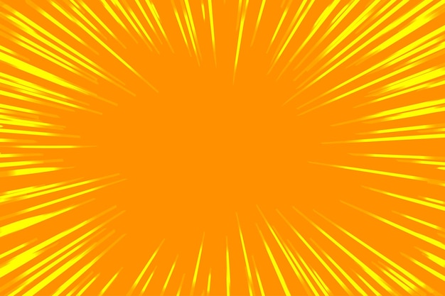 comic book speed color lines isolated on background stripe and radial effect style