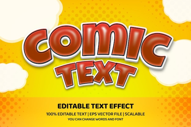 comic text effect