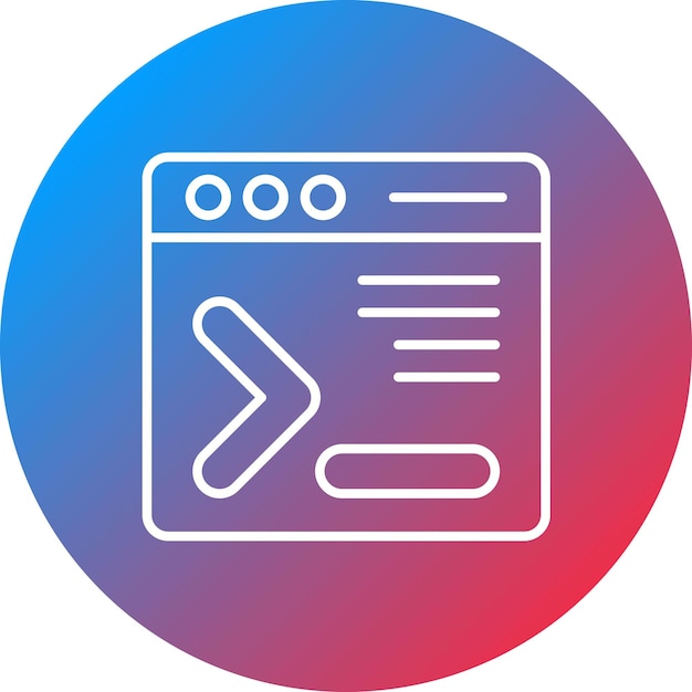 Command Line icon vector image Can be used for Computer Programming