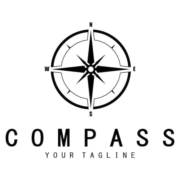 compass icon isolated on backgroundmodern flat compass pictogrambusinessmarketinginternet concepttrendy simple vector symbol for websitedesign or button to mobile applogo illustration