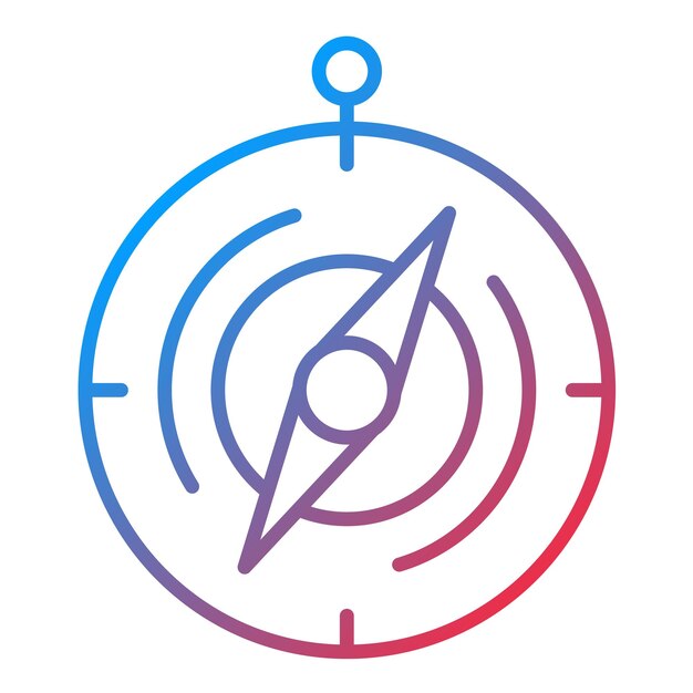 Compass icon vector image Can be used for Back to School