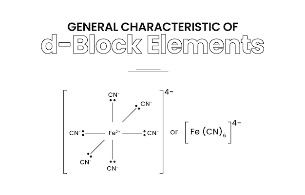 complex formation a general characteristic of d block elements