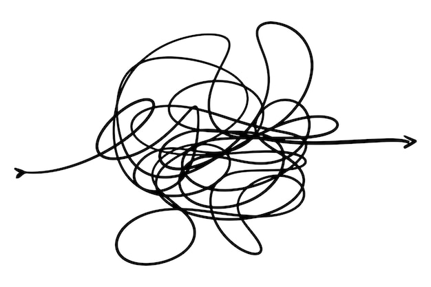 Complex Messy Line as a concept of problem solving
