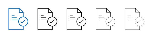 Compliance icon Outline vector logo for web ui