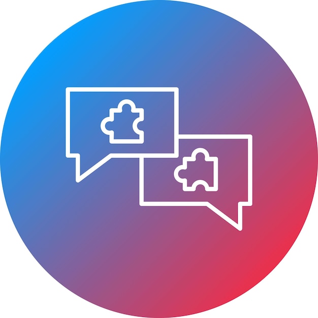 compromising icon vector image can be used for life skills