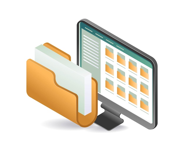 Computer data storage folder management