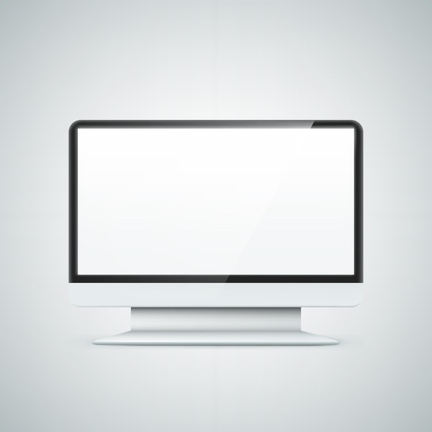 Computer Display Illustration Isolated Design