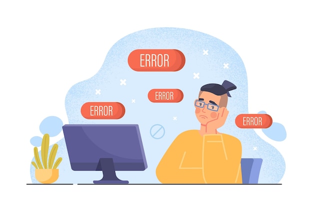 Computer error concept