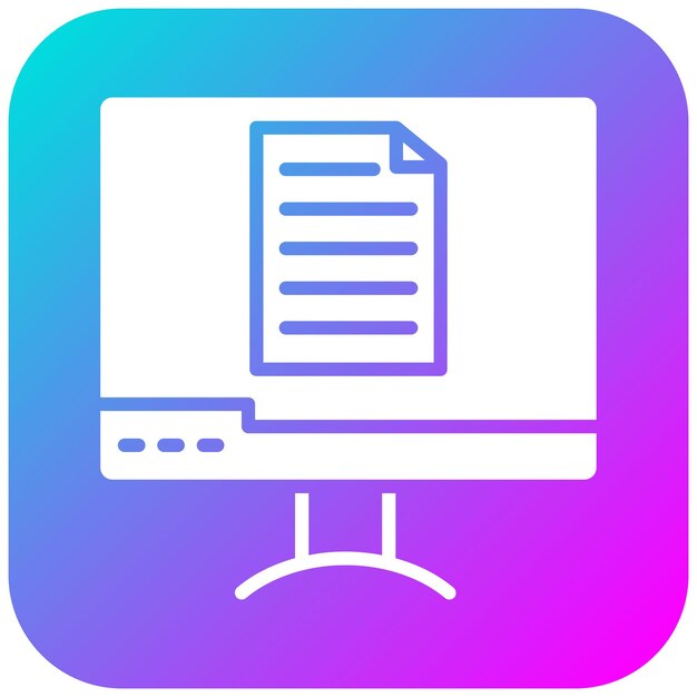 computer file vector icon can be used for online marketing iconset