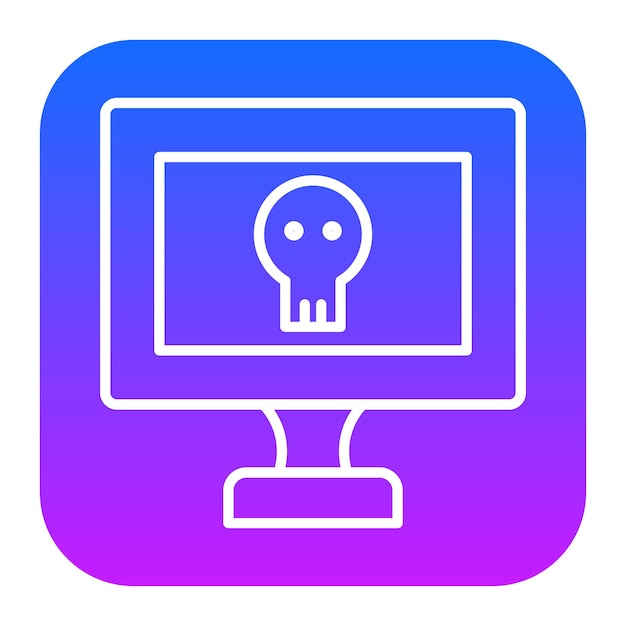 Computer Hacked Icon