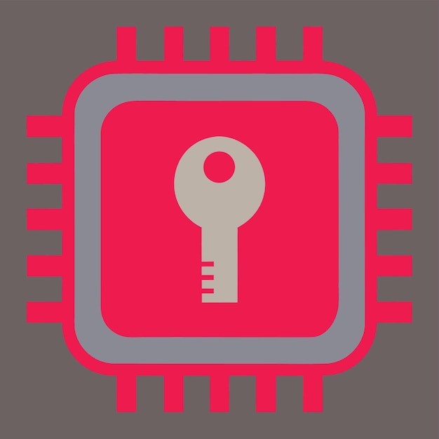 computer hardware components parts and devices featuring central processing unit cpu vector style