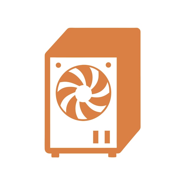 Computer Hardware Components Parts and Devices Featuring Graphics Processing Unit GPU Vector Design