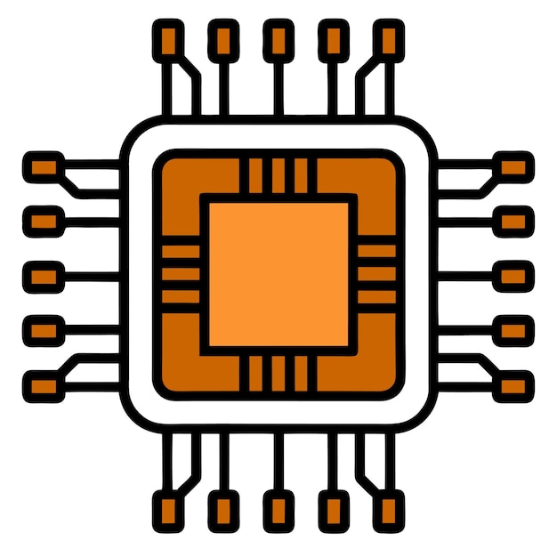 Computer Microprocessor Chip