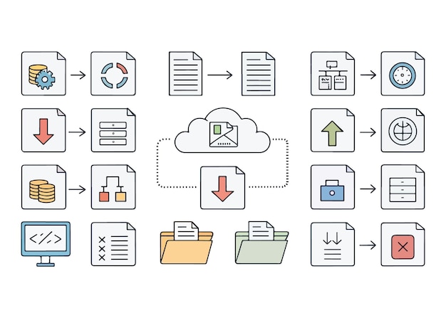 Computer screen displaying code symbol for programming or development work