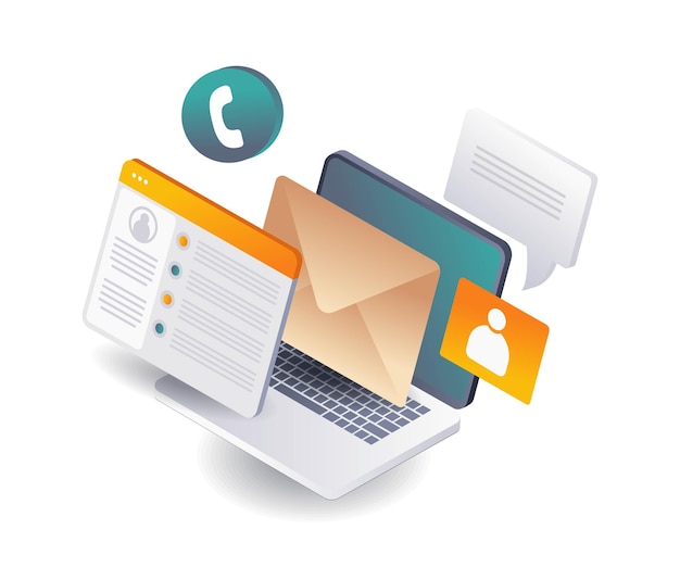 computer technology for email and social media transactions