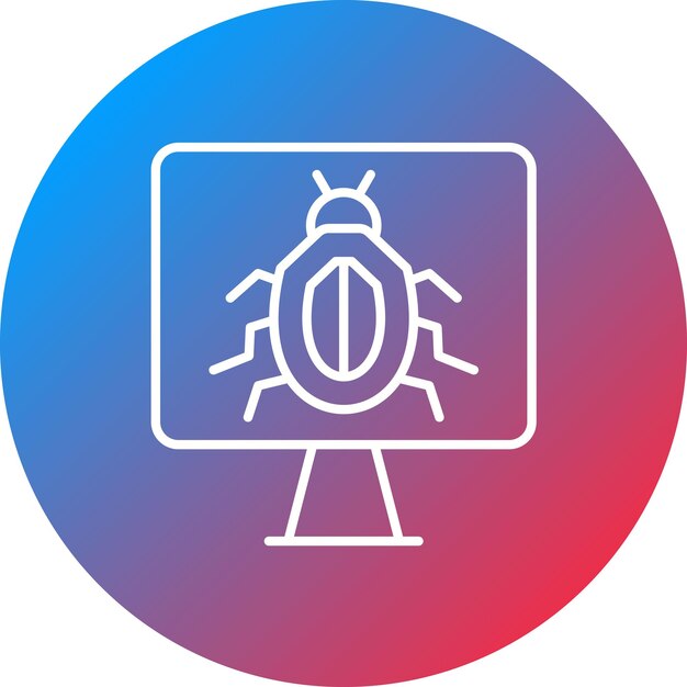Computer Virus icon vector image Can be used for Networking and Data Sharing