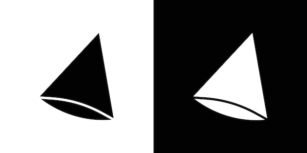 cone shape 3d icon isolated flat vector in outline