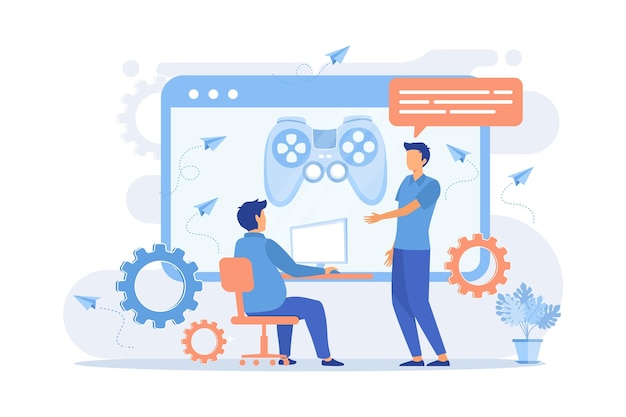 conference Web corporate meeting webinar online communication Modern technologies video chat