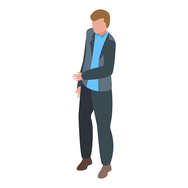 confident businessman gesturing while explaining business strategy