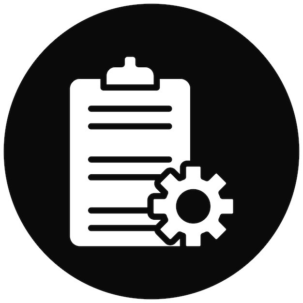 Configuration Management vector icon illustration of Quality Assurance iconset