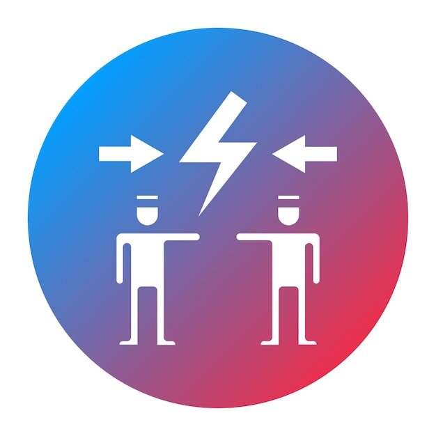 Conflict Resolution icon vector image Can be used for Organization
