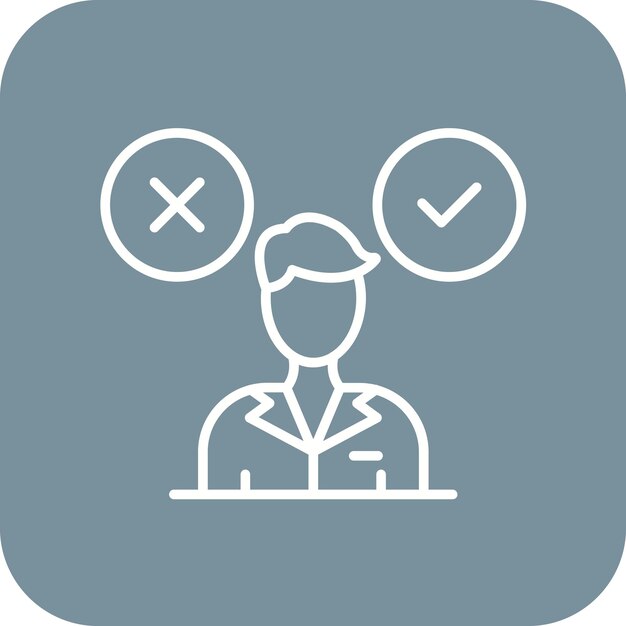 Conflicting Thoughts icon vector image Can be used for Emotional Intelligence