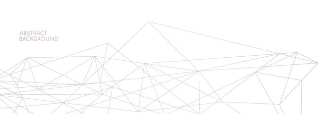 Connection background. Network concept with dots and lines