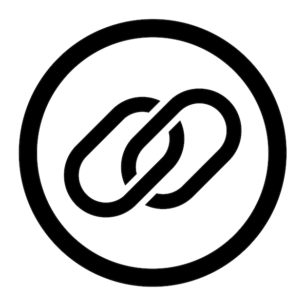connection glyph solid black illustration
