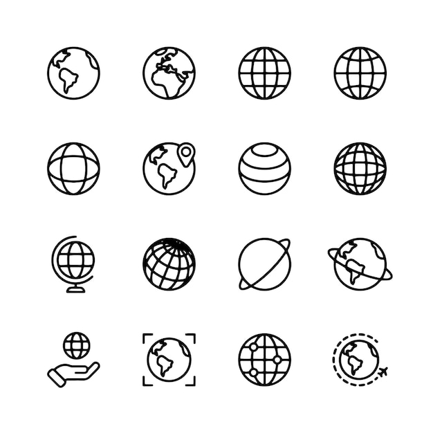 Construction Outline Icons