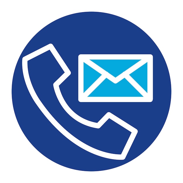contact us flat illustration