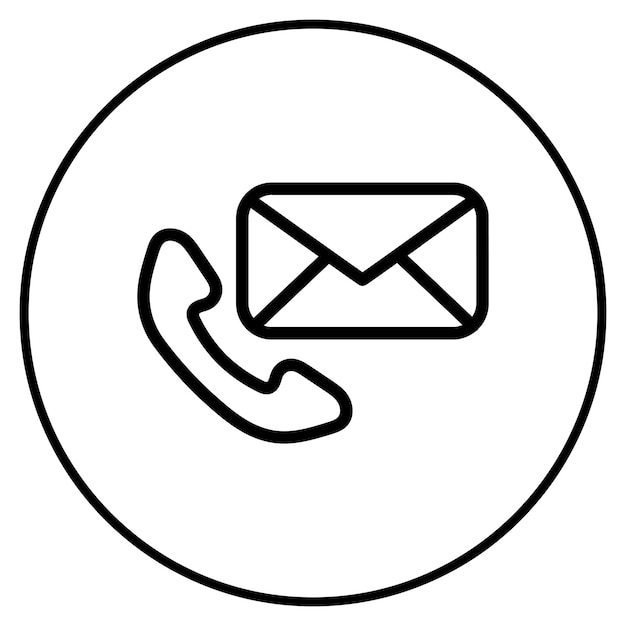 Contact Vector Illustration