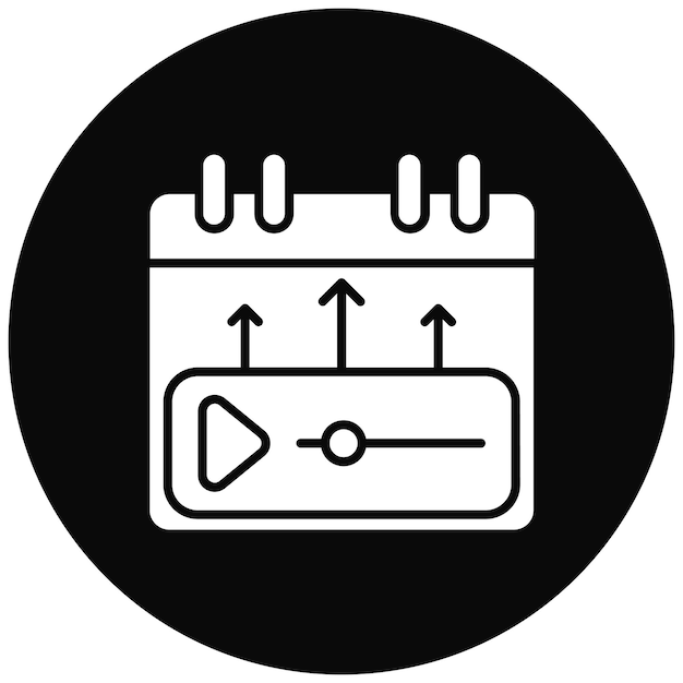 Content Calendar icon vector image Can be used for Influencer Marketing
