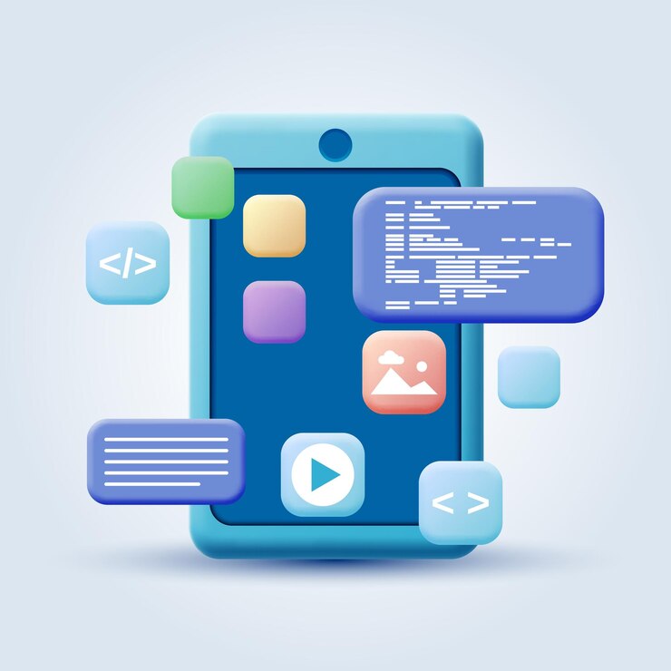 Vector content management system cartoon style vector concept illustration