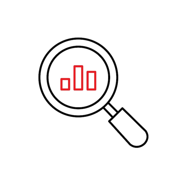 contextual analysis vector icon design