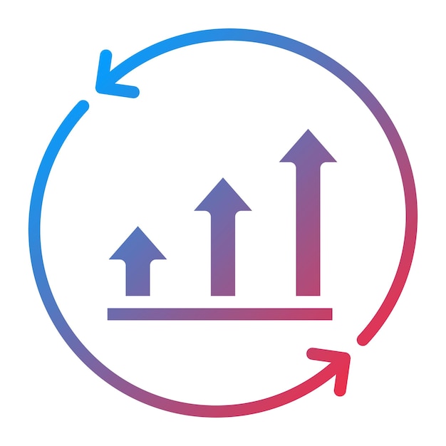 Continuous Improvement icon vector image Can be used for Mass Production
