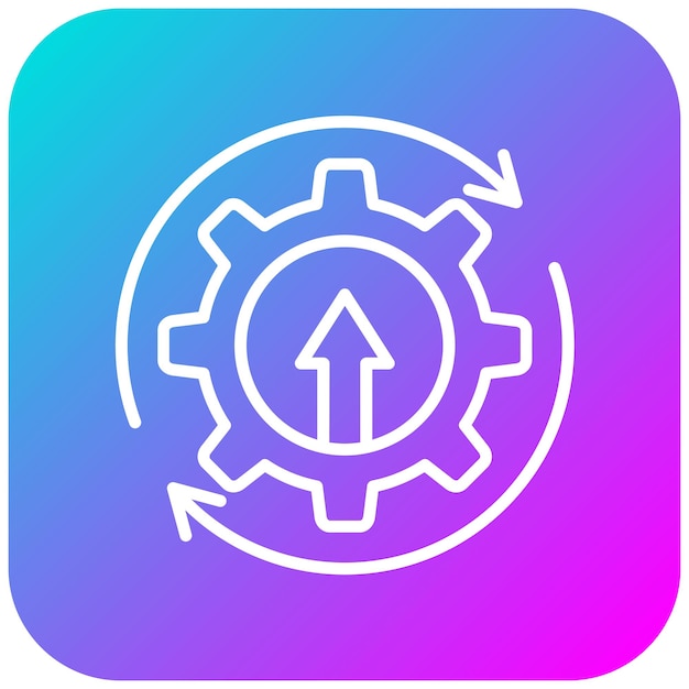 Continuous Improvement vector icon Can be used for Core Values iconset