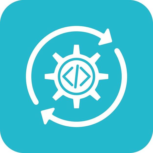 Continuous Integration icon vector image Can be used for Agile