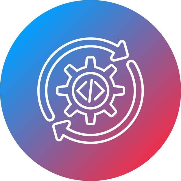 Continuous Integration icon vector image Can be used for Agile