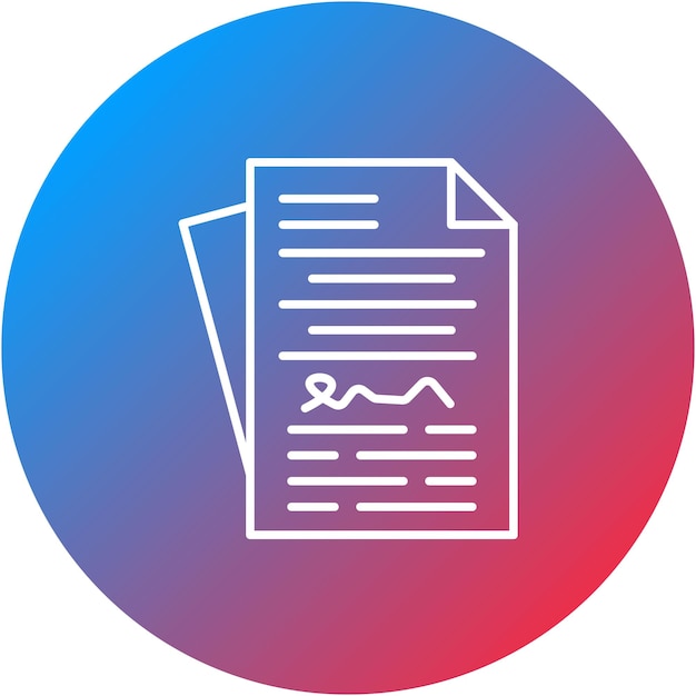 contract icon vector image can be used for startup