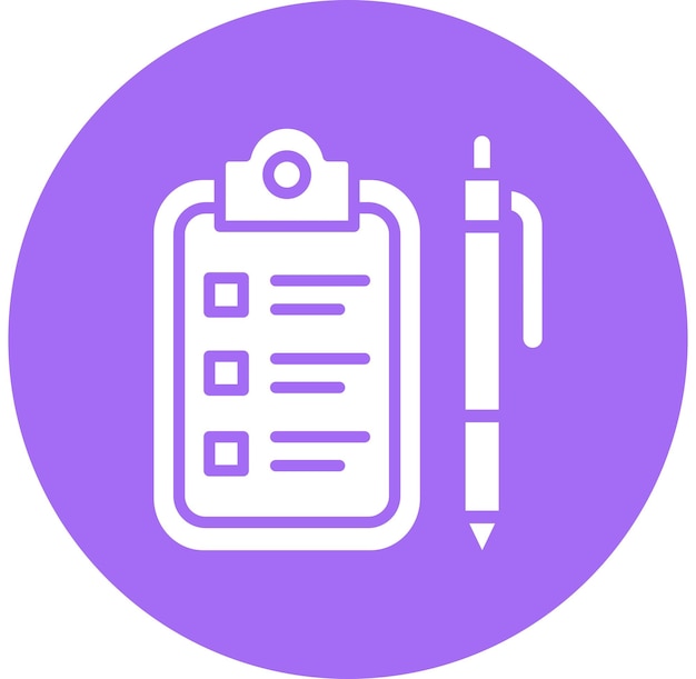 Contract Vector Icon Design Illustration