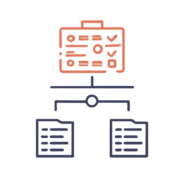 control of organisation tasks analysis icon outline gradient