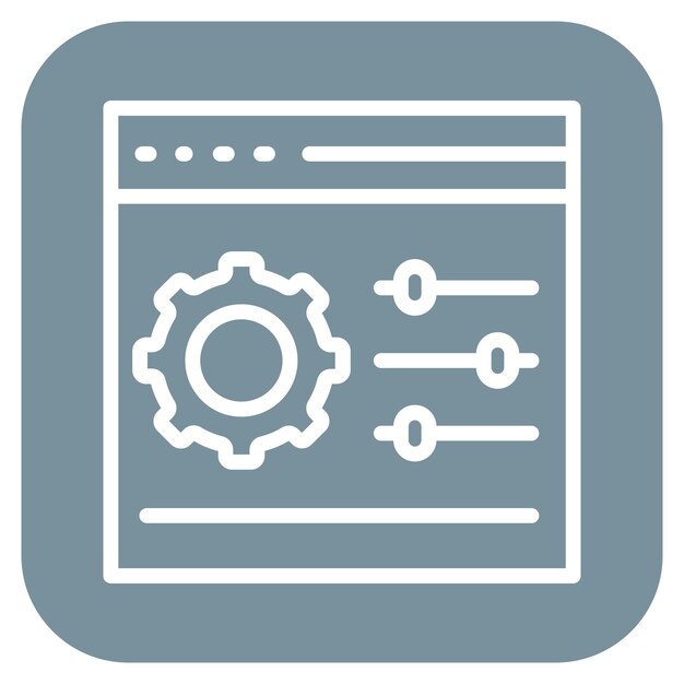 Control Panel Vector Illustration