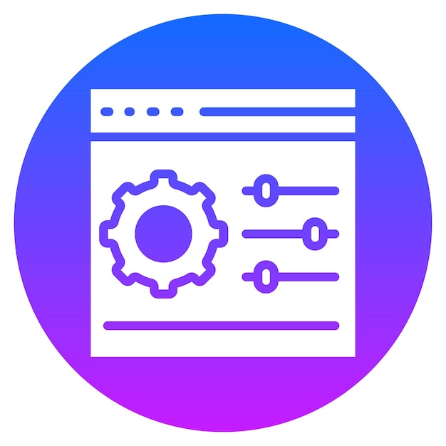 Control Panel Vector Illustration