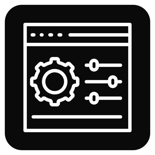 Control Panel Vector Illustration