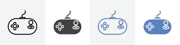 controller icon vector set use for web ui or app