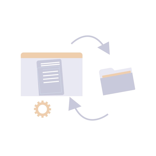 Converting webpage data into folder
